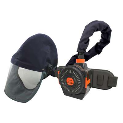 PR02 Air purifying solar auto darkening welding helmet with air respirator